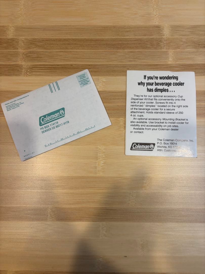 コールマン ジャグ ヴィンテージ デッドストック キャンプ アウトドア 未使用品