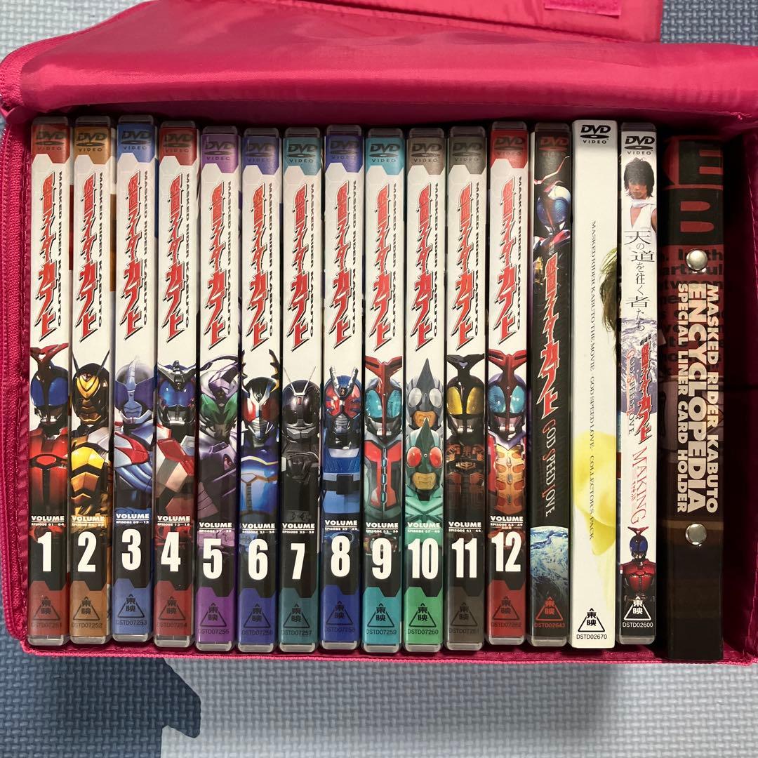 超美品　仮面ライダーカブト　DVD 全巻セット　劇場版2本　メイキング　カード