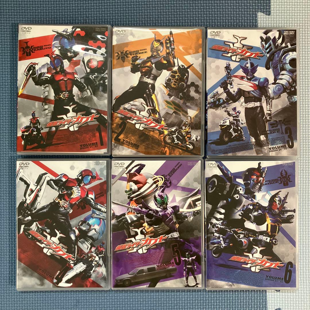 超美品　仮面ライダーカブト　DVD 全巻セット　劇場版2本　メイキング　カード