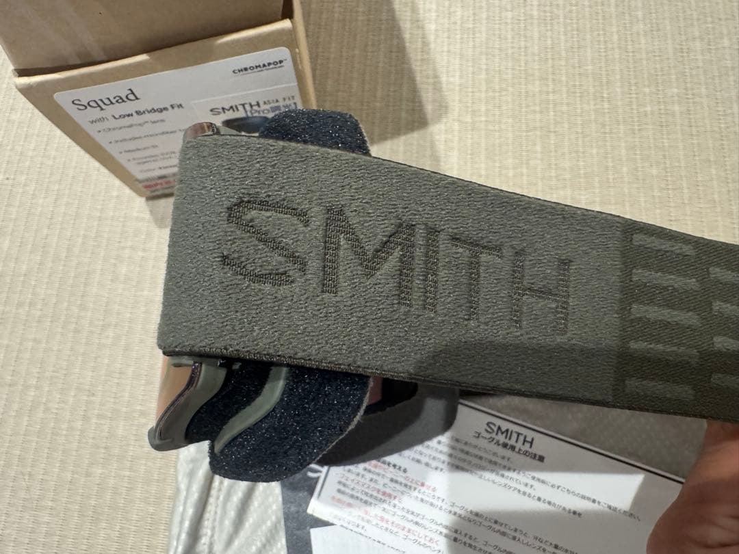 SMITH ゴーグル　Squad 美品
