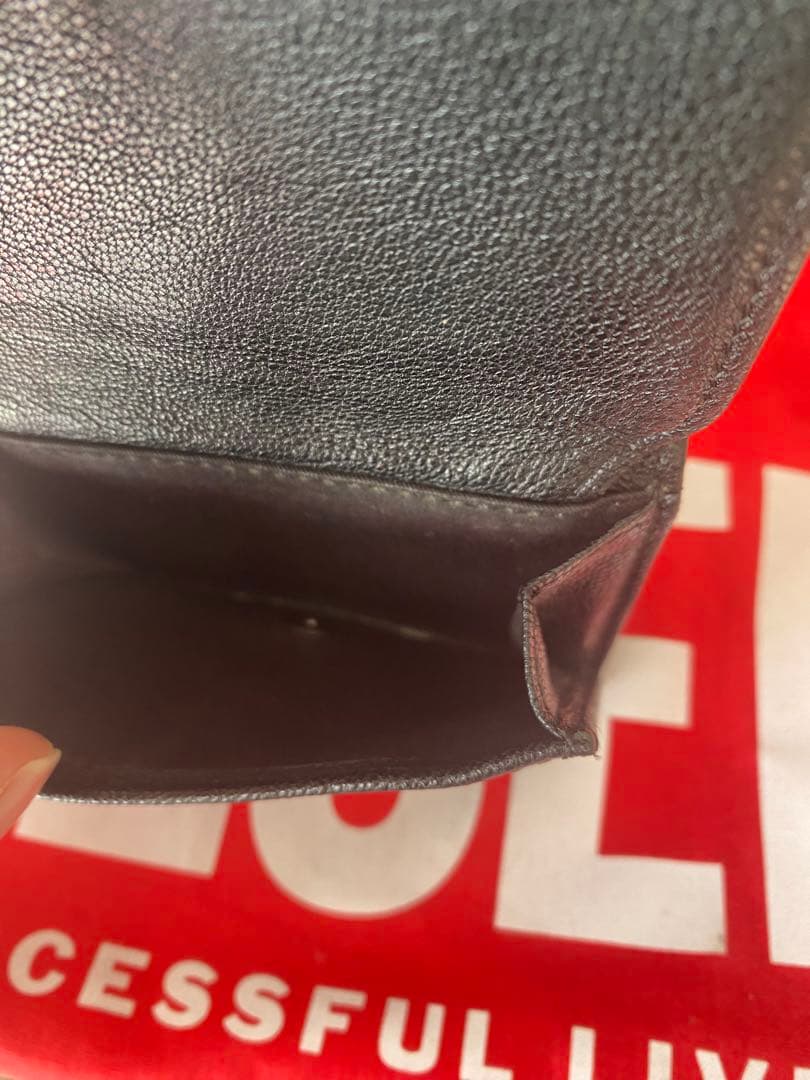 DIESEL 三つ折り財布 ブラック レザー