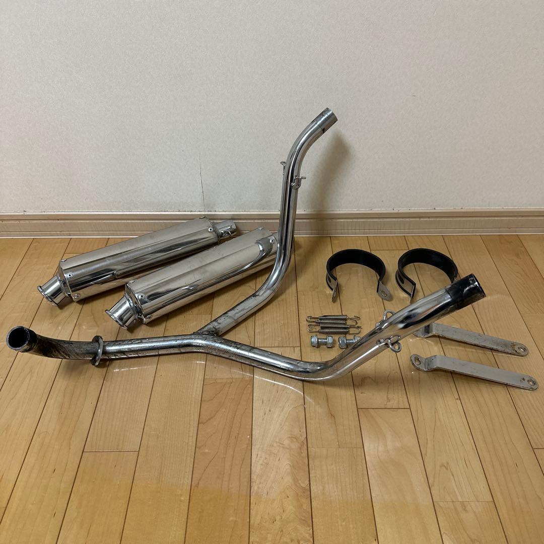 HONDA ホンダ マグナ50 ジャズ 左右2本出しマフラー