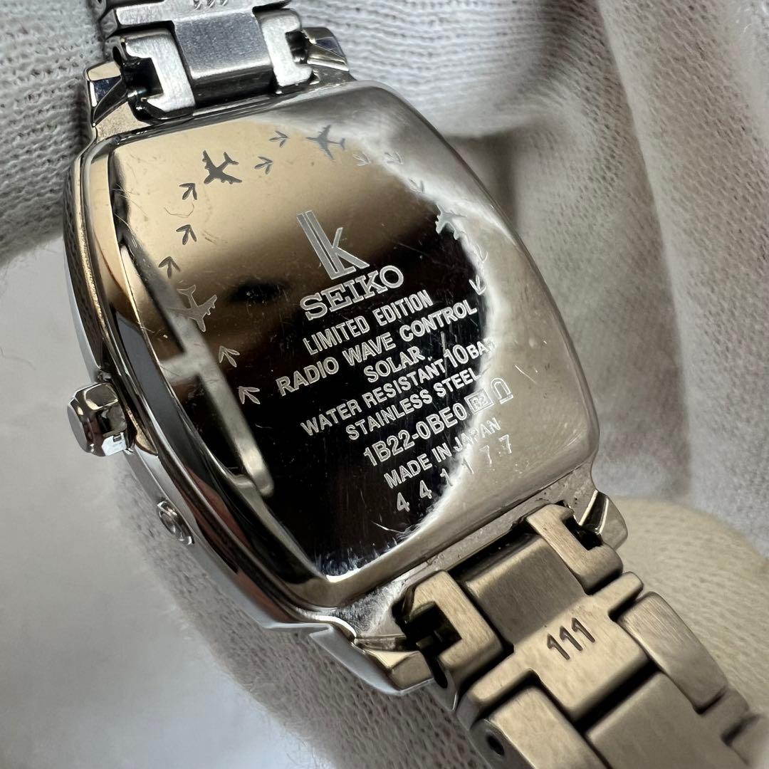 稼働美品 限定 セイコーLk ことりっぷ 腕時計 1B22-0BE0 シルバー