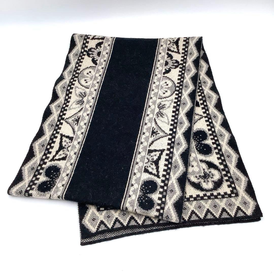 極美品✨ルイヴィトン エシャルプ エスキモノグラム カシミヤ混 マフラー 箱付き