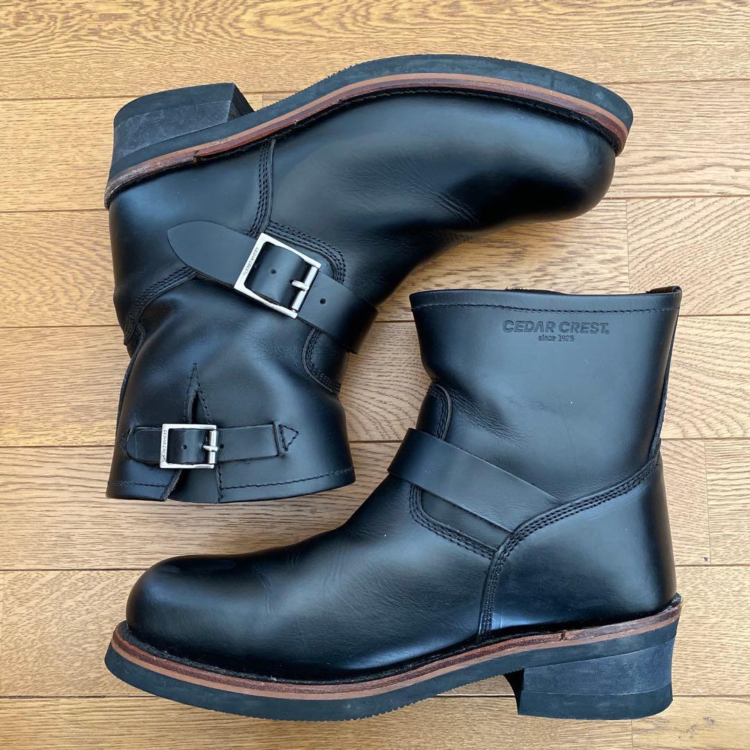 セダークレスト ショートエンジニアブーツ(検レッドウィング チペワ PT)