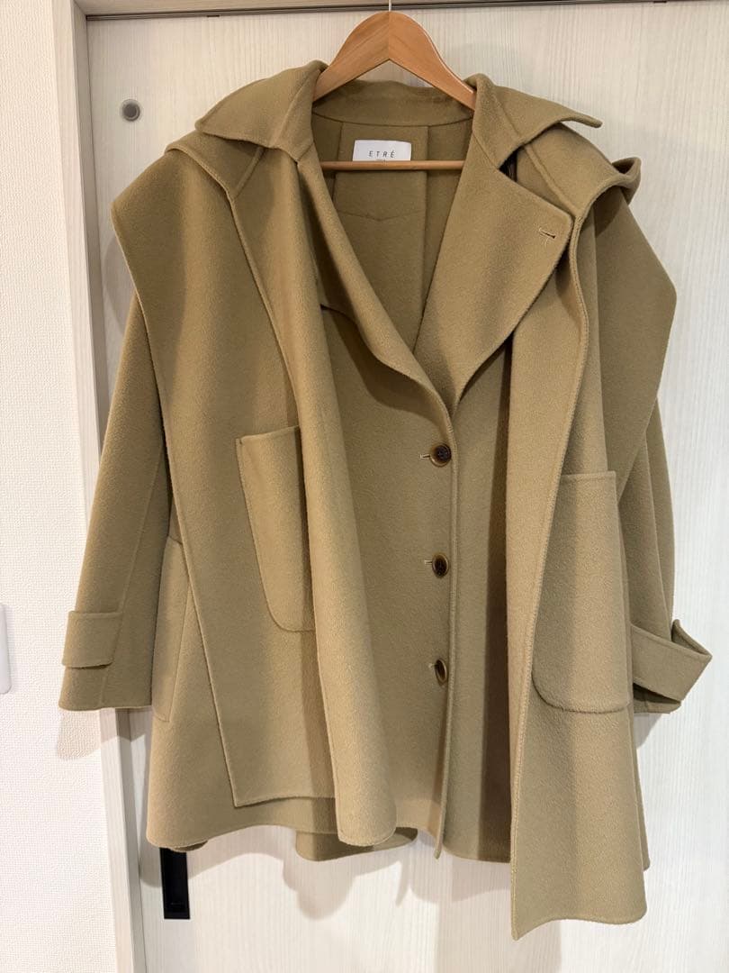 ETRE TOKYO フーディーリバートレンチコート