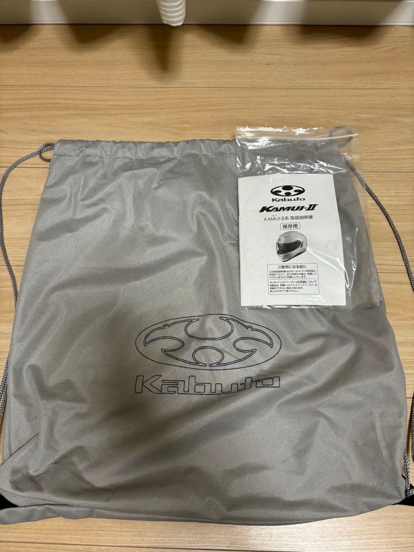 KABUTO フルフェイスヘルメット レッド/ブラック/KAMUI-Ⅱ カムイ