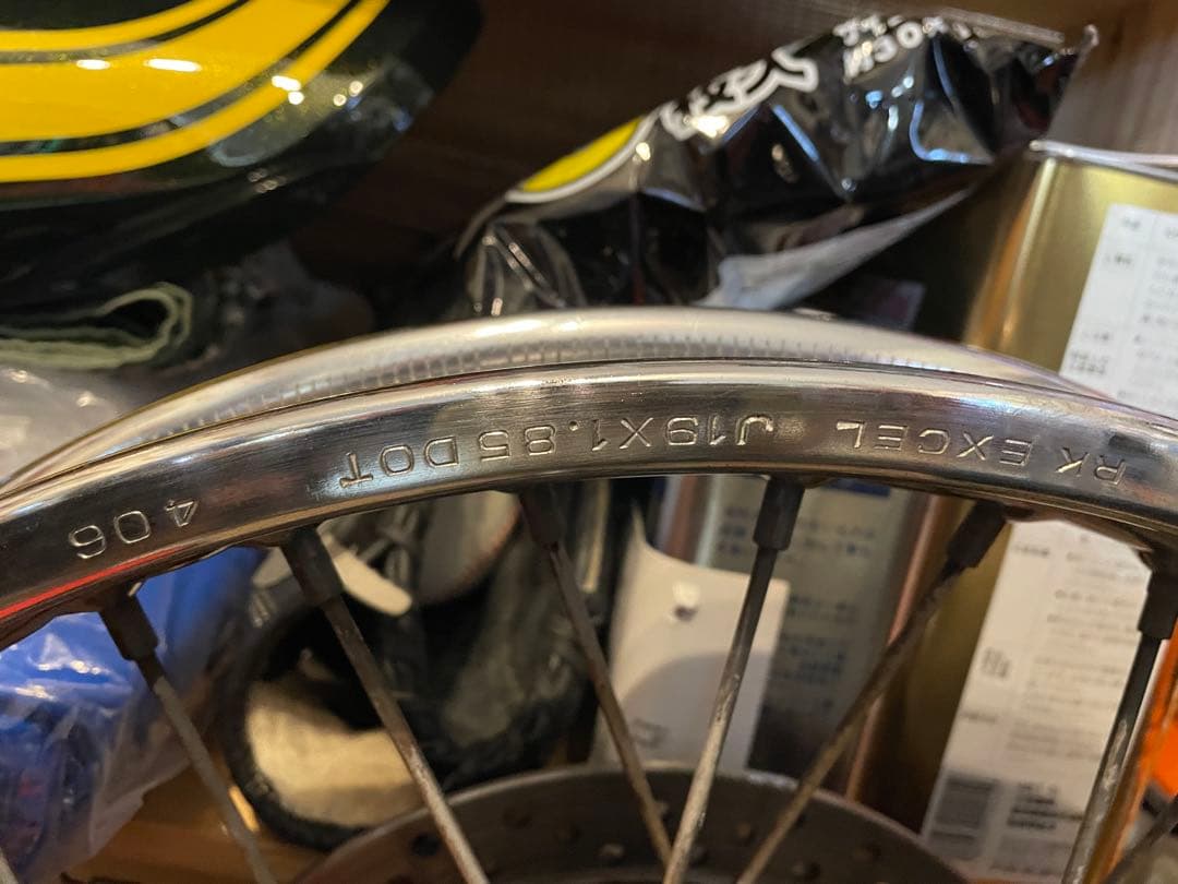 純正250TRフロントスポークホイール ディスクブレーキ対応