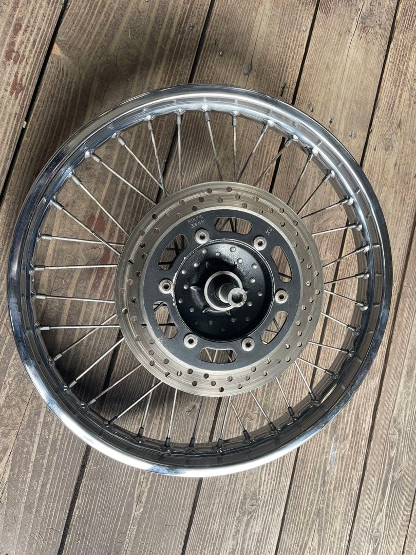 純正250TRフロントスポークホイール ディスクブレーキ対応