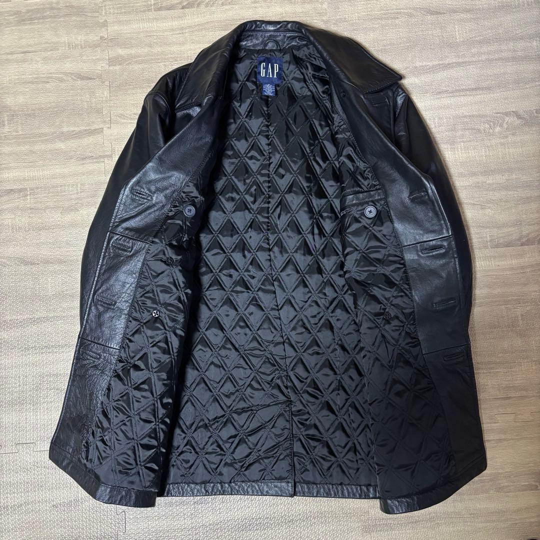 OLD GAP 本革 黒 ピーコート