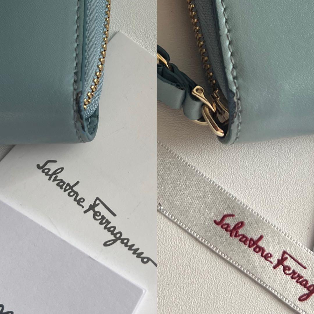 67 美品 Ferragamo サルバトーレフェラガモ 2つ折り財布