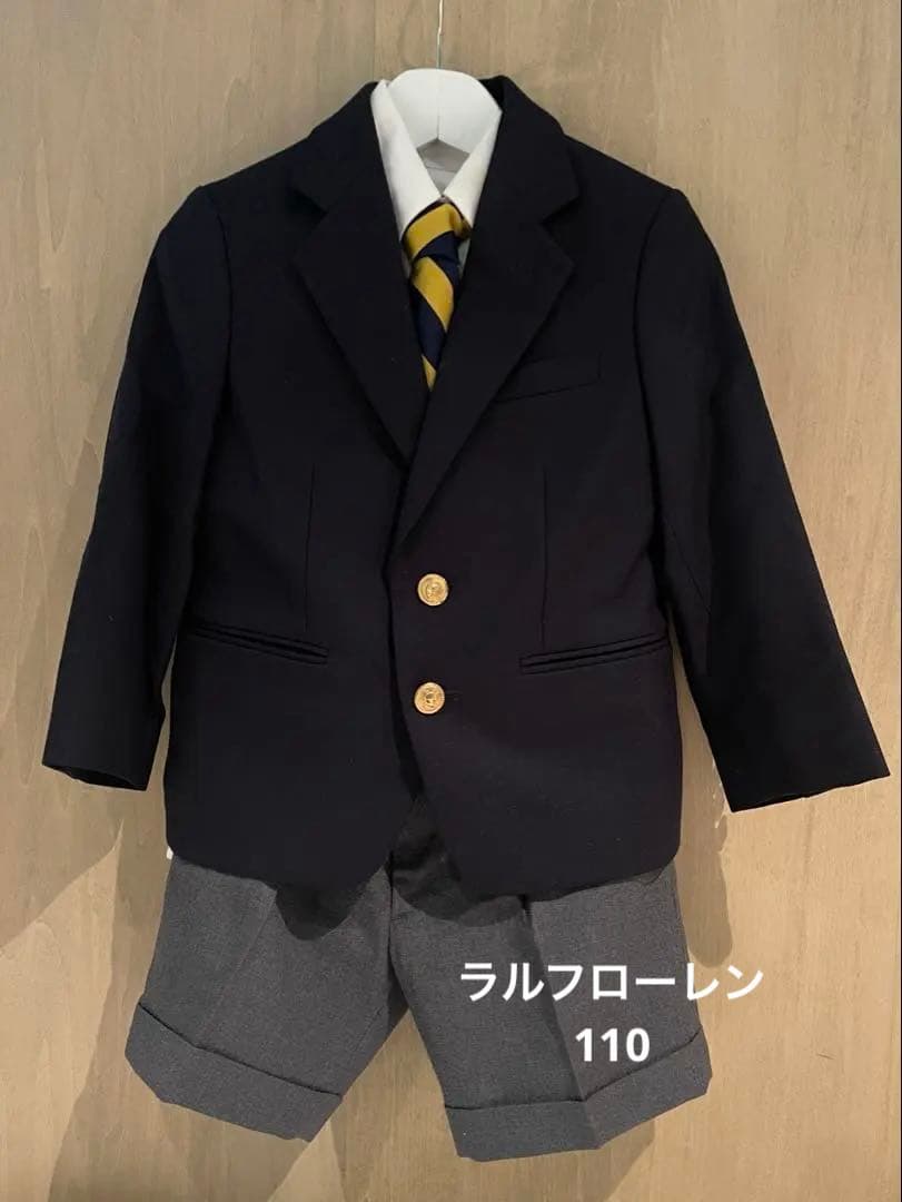 ラルフ・ローレン　フォーマル　ネイビースーツ 110