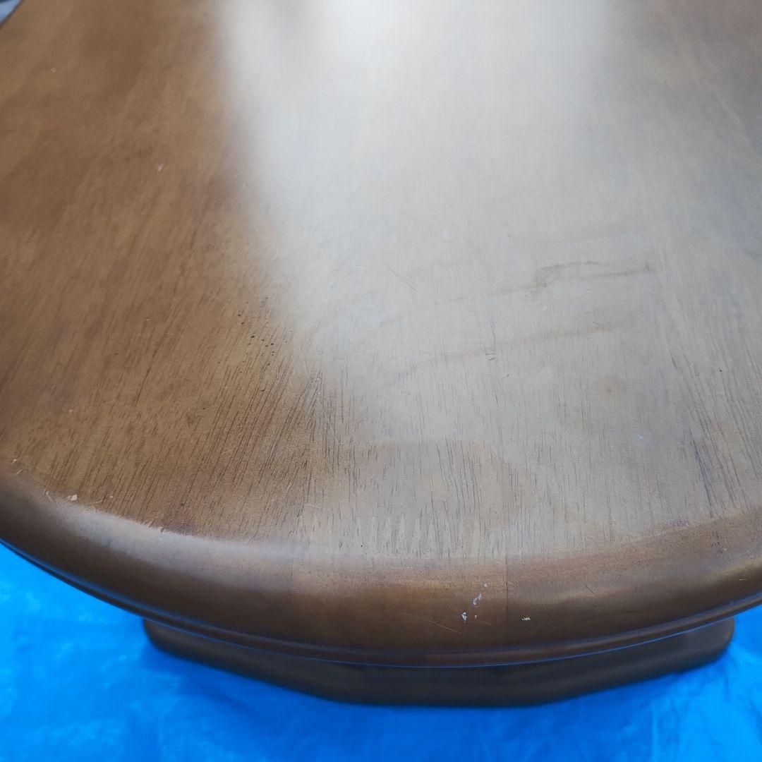 マルニ 木製楕円形 センターテーブル