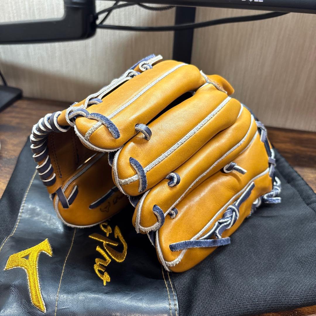 ミズノプロオーダーグローブ　特殊指カバー　田中将大モデル