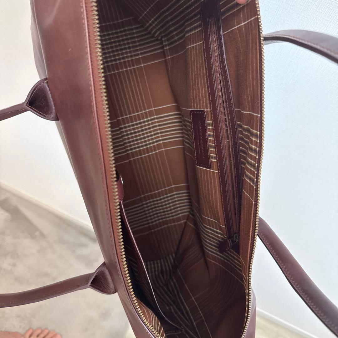 t*o様 ダークブラウン レザー トートバッグ Motherhouse マザーハ