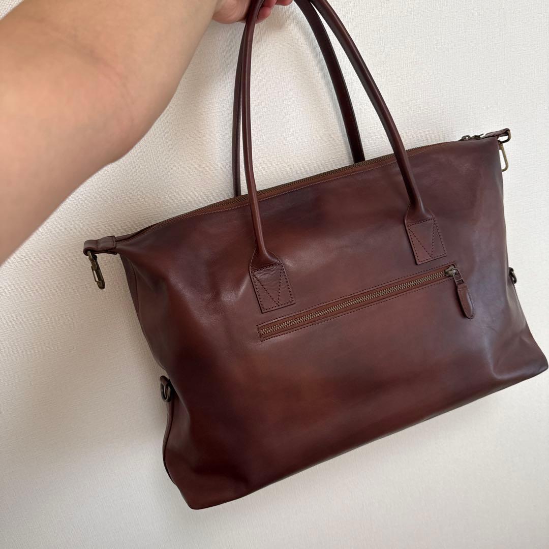 t*o様 ダークブラウン レザー トートバッグ Motherhouse マザーハ