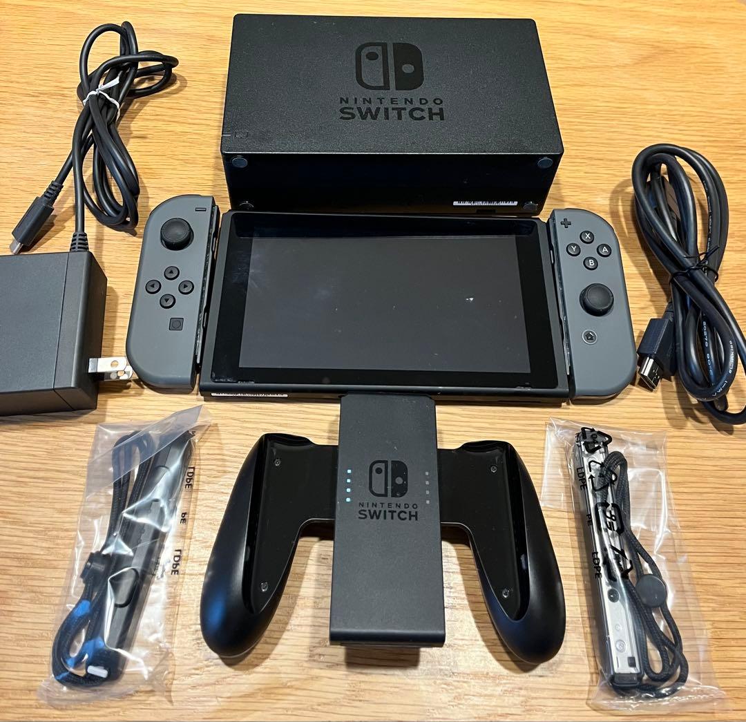ほぼ未使用 Nintendo Switch グレー 本体