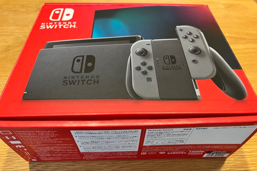 ほぼ未使用 Nintendo Switch グレー 本体