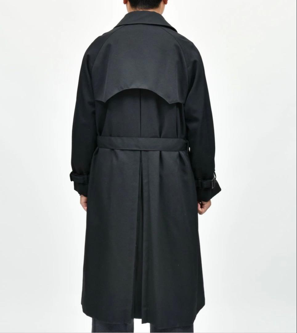 la favolaラファーヴォラ ウールギャバジンラップコート サイズ3