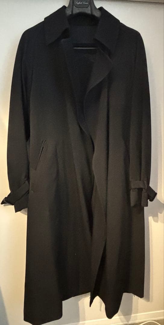 la favolaラファーヴォラ ウールギャバジンラップコート サイズ3