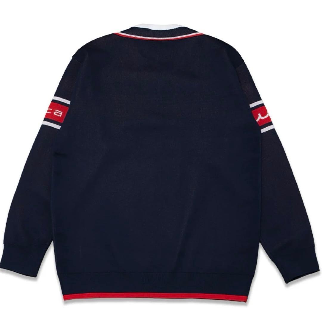 完売品 ムータマリン Vネック カレッジニット プルオーバー