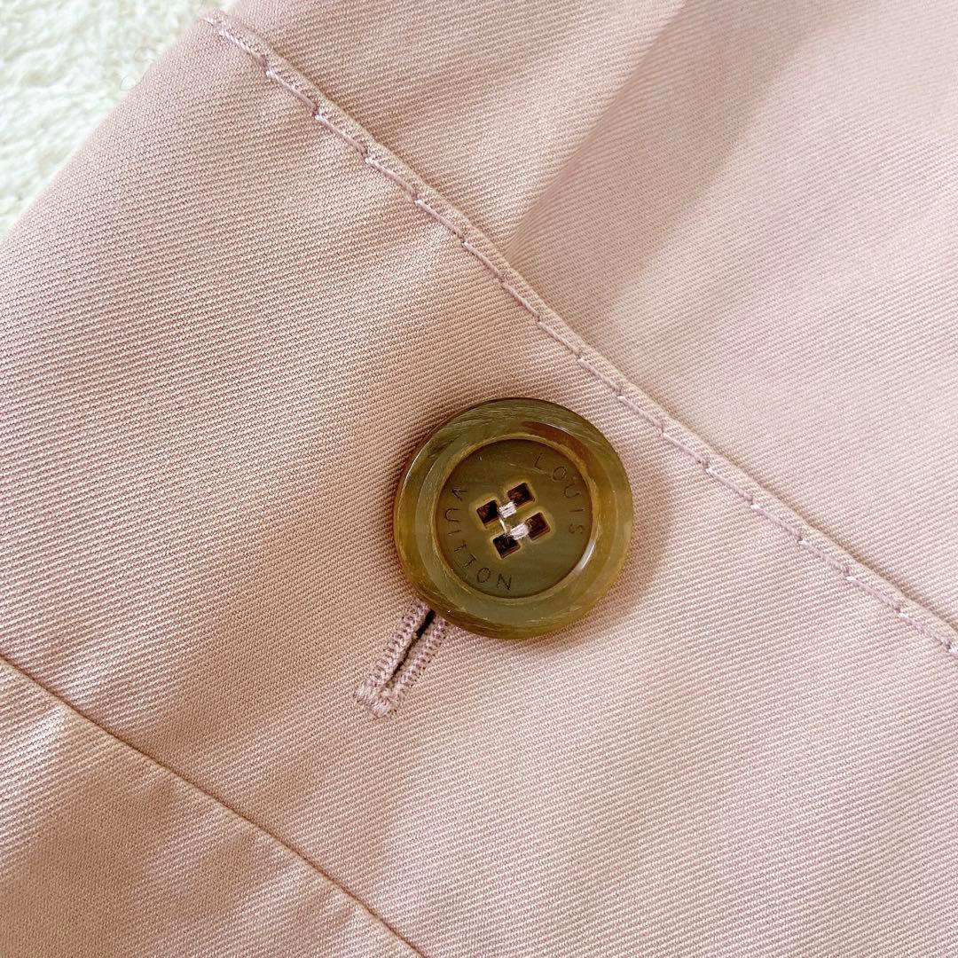 希少色　LOUIS VUITTON トレンチコート　ダブル　ピンク　C100 S