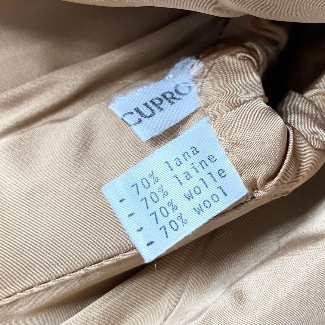 稀少 美品◆HERNO 高級ロングコート カシミヤ イタリア ダブル ベージュ