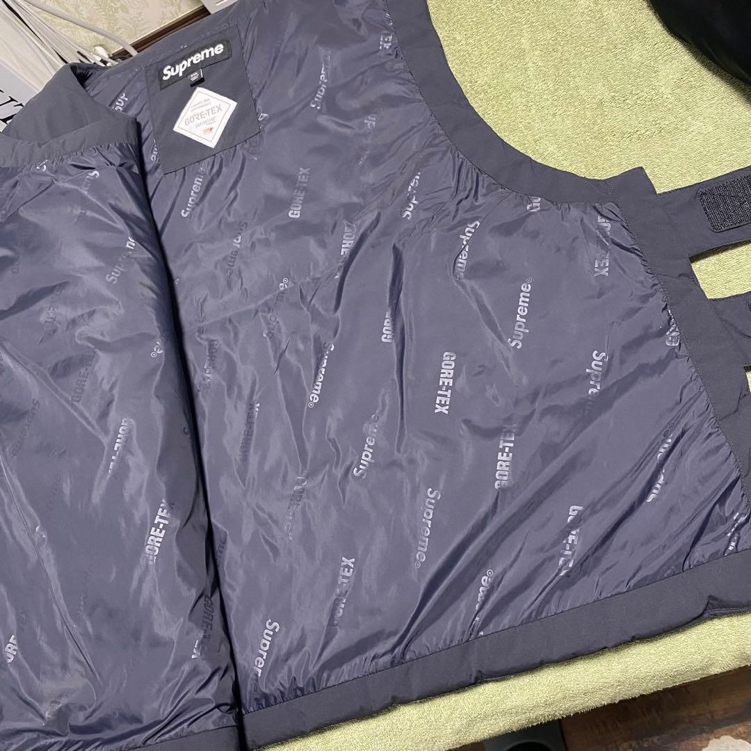 【Supreme】ベスト ゴアテックス 黒 WINDSTOPPER(O0008)