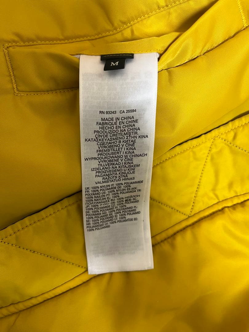 diesel MA-1 リバーシブル ブラック×イエロー M 短丈 トレンド