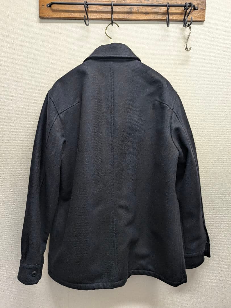 ts(s) ダークブルー ジャケット ウール混合