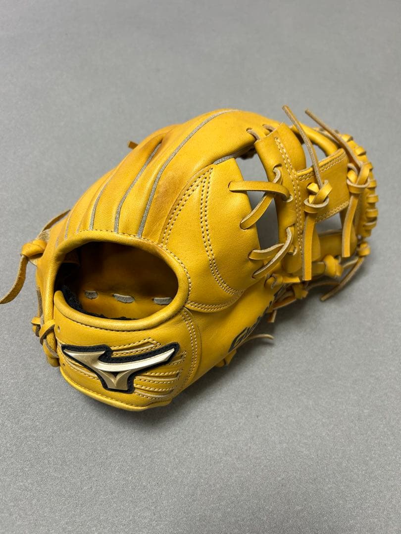 グローブ ミズノ グローバルエリート イエロー 軟式 坂本勇人ウェブモデル