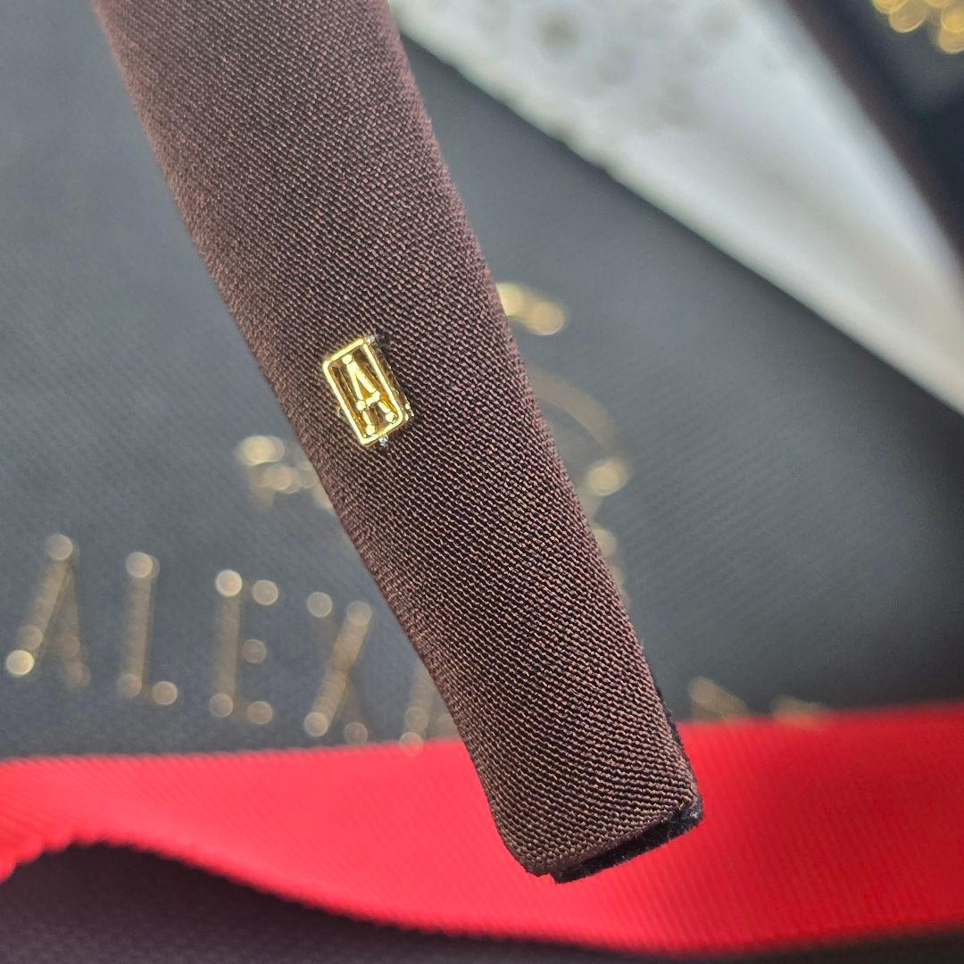 【未使用級】ALEXANDRE DE PARIS　カチューシャ　ブラウン