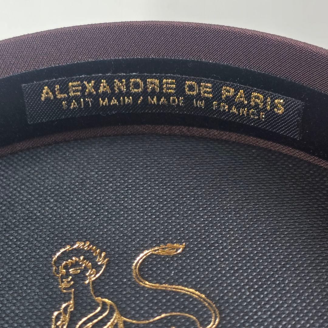 【未使用級】ALEXANDRE DE PARIS　カチューシャ　ブラウン