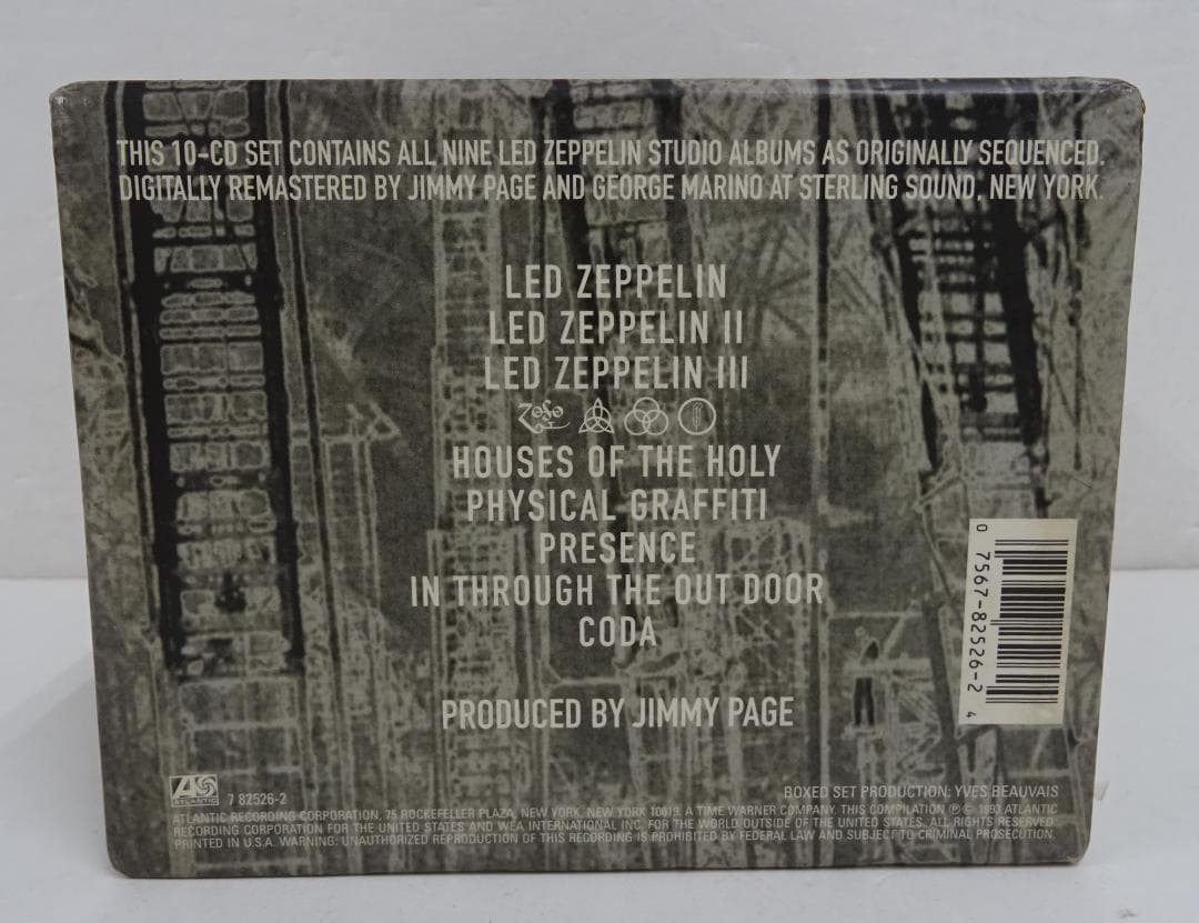 LED ZEPPELIN／完全スタジオ録音ボックス　10250313H04S