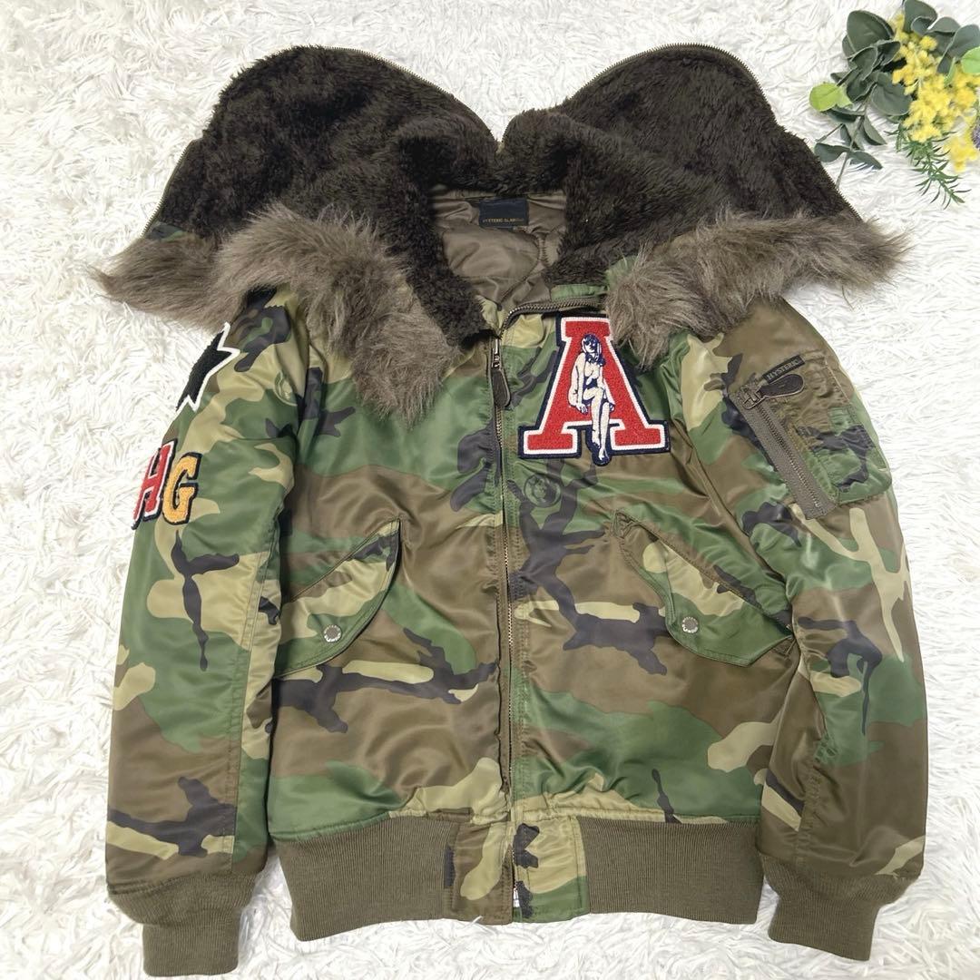 超希少✨ヒステリックグラマー　ヒスガール　N-2B ミリタリージャケット MA1