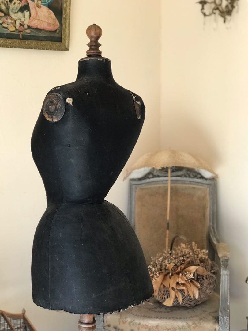 19世紀　ナポレオンⅢ アンティークマネキン　トルソー