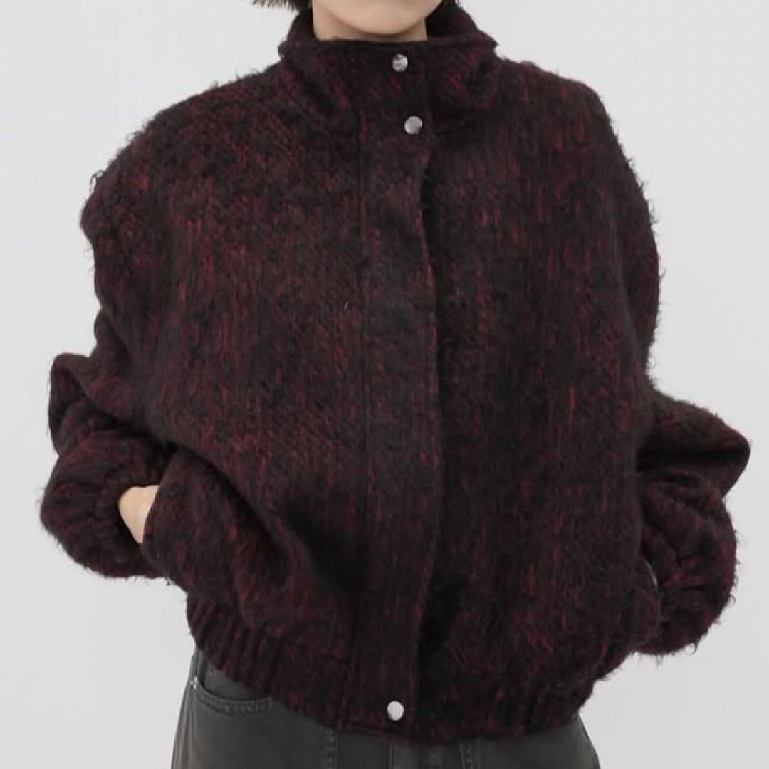 【enewdnina】mohair wool blouson