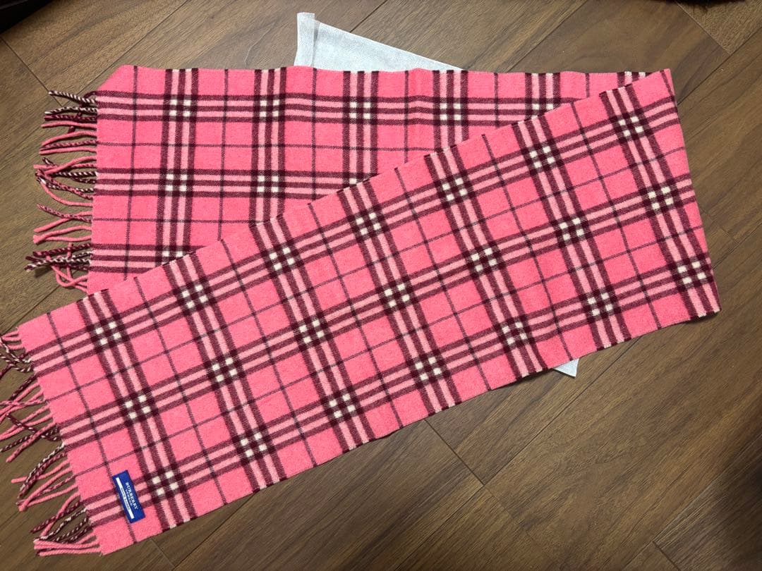 未使用品♡BURBERRY BLUE LABEL チェック マフラー ピンク