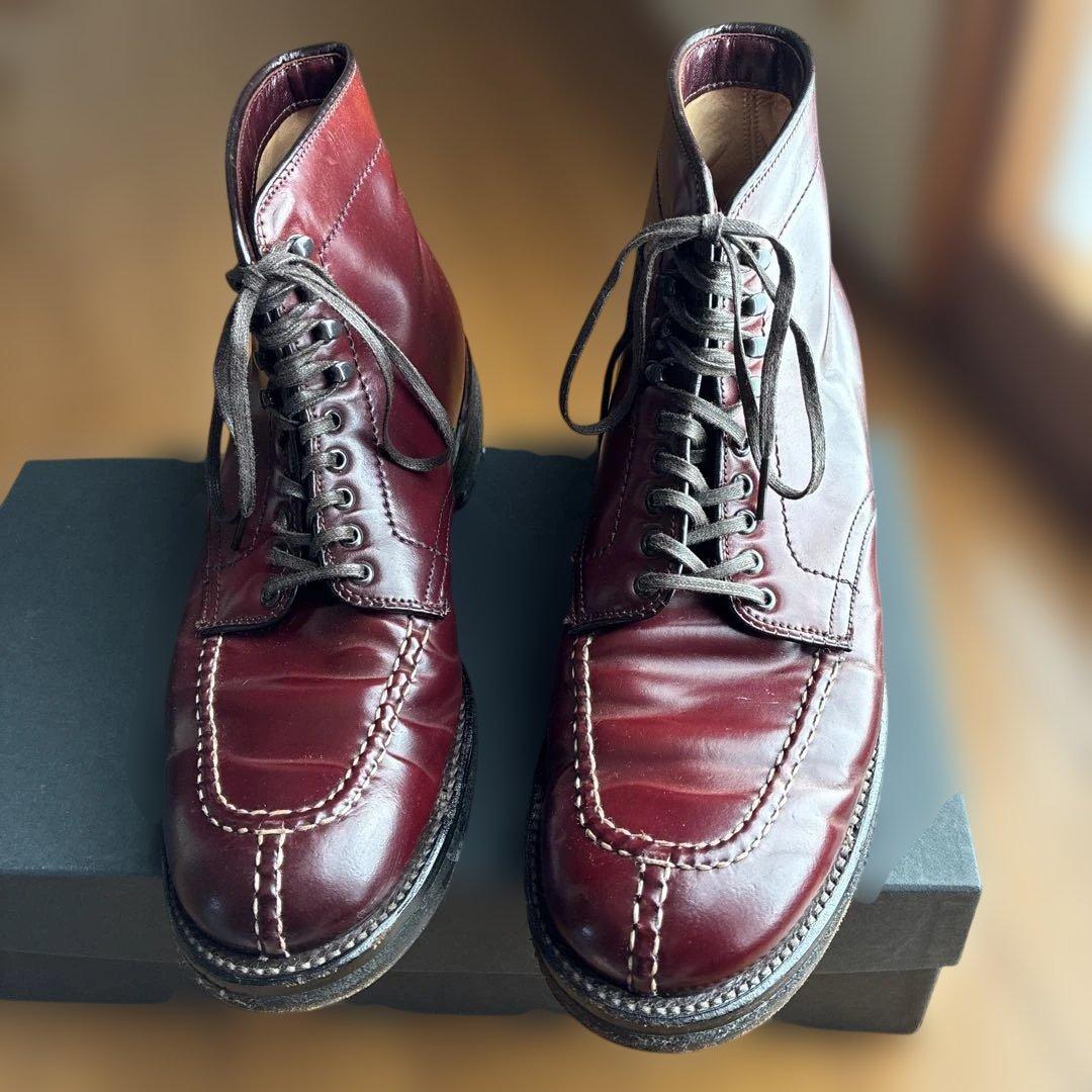 Aldenオールデン4540H タンカーブーツ　コードバン　バーガンディー8Ｄ