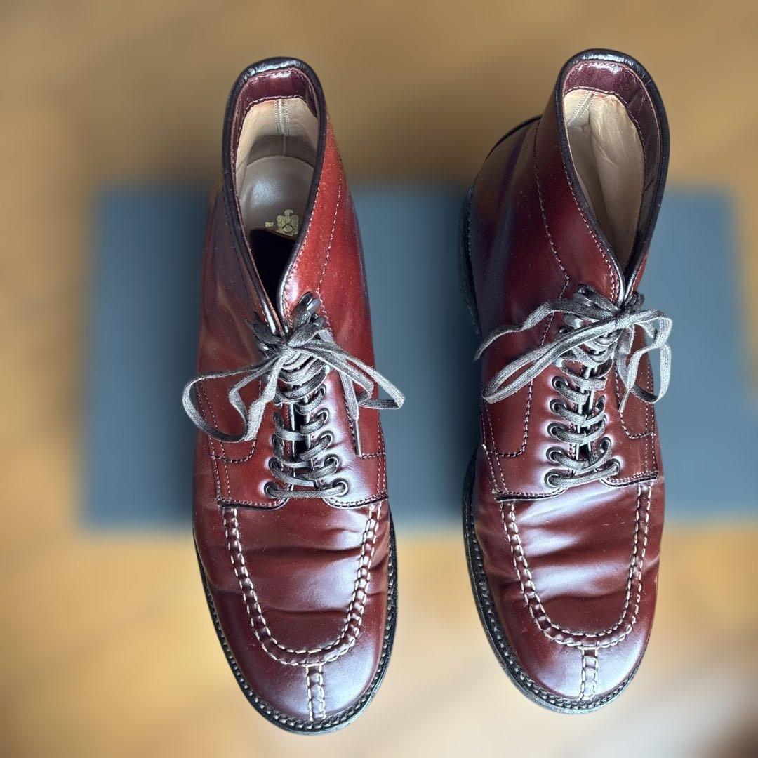 Aldenオールデン4540H タンカーブーツ　コードバン　バーガンディー8Ｄ