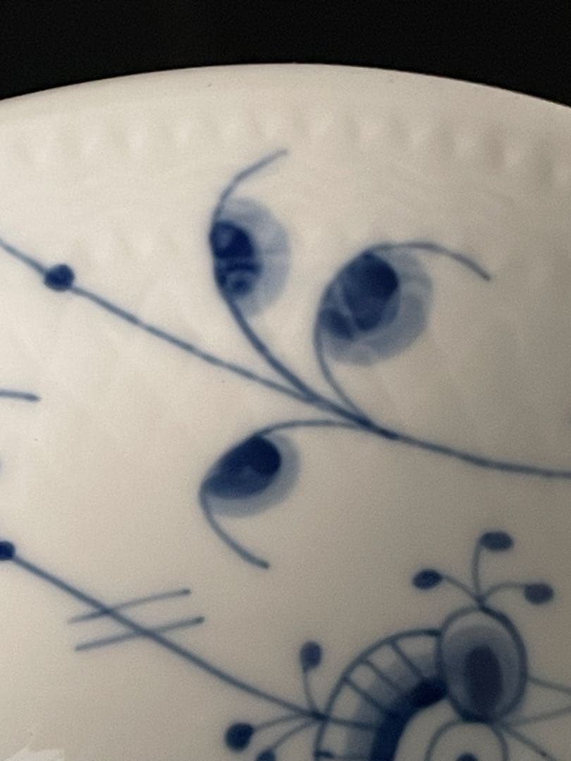 【新品】ロイヤルコペンハーゲン ブルーパルメッテ オーバルボウル ペア