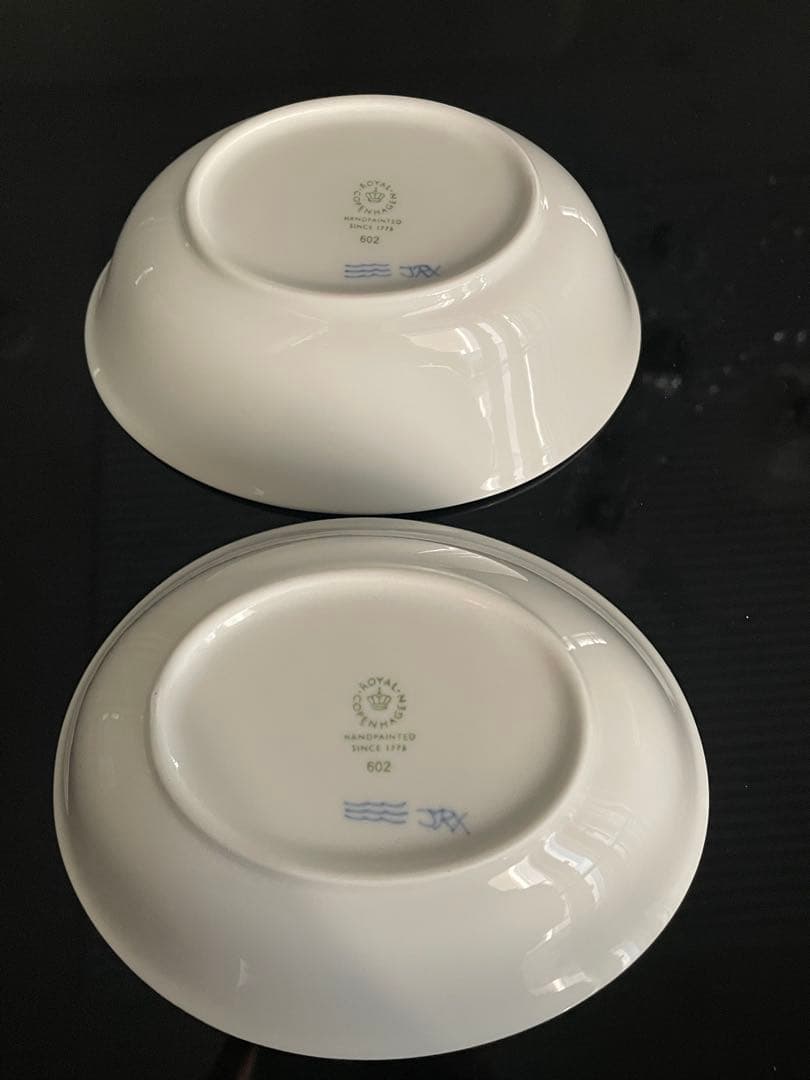 【新品】ロイヤルコペンハーゲン ブルーパルメッテ オーバルボウル ペア