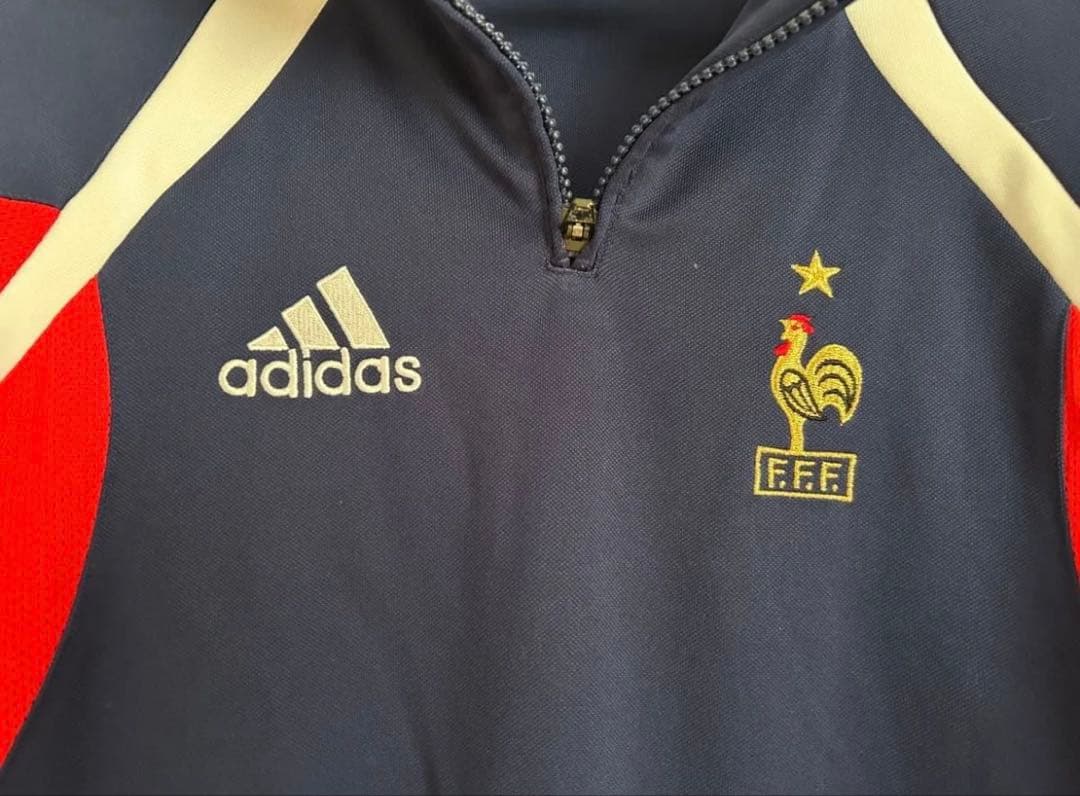 レア！ adidas ハーフジップ ジャージ フランス