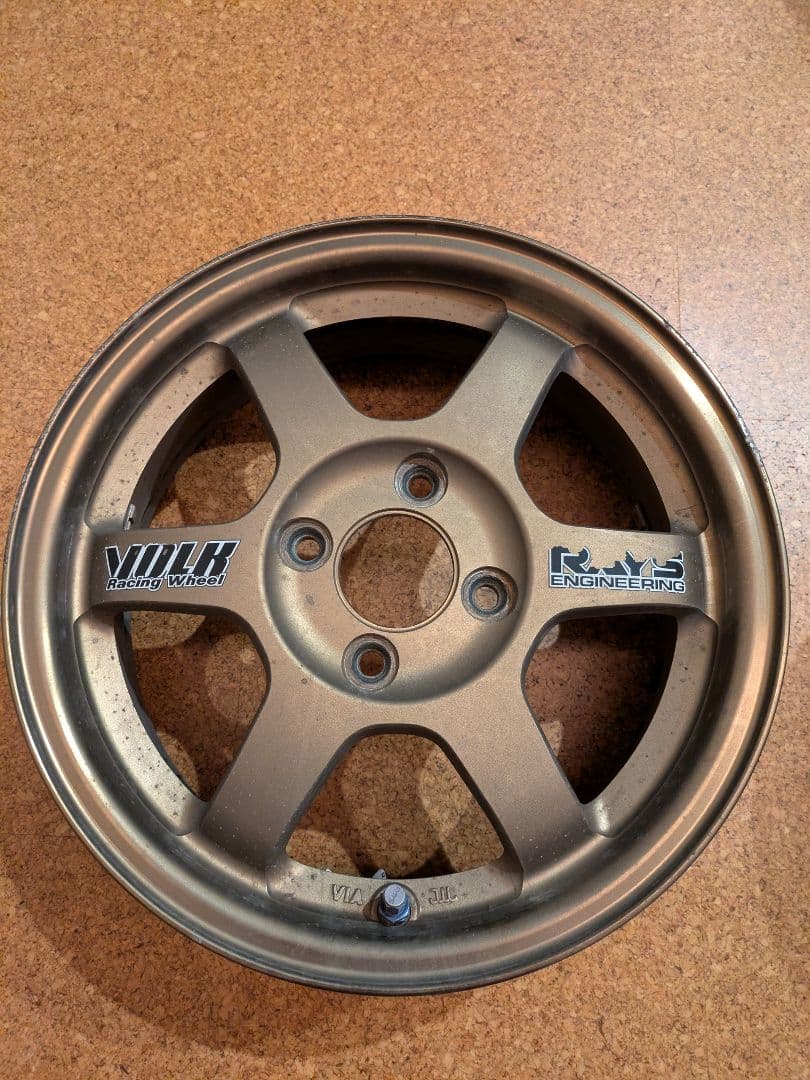 レイズ ボルクレーシング TE37 14インチ 5J +35 PCD100 絶版