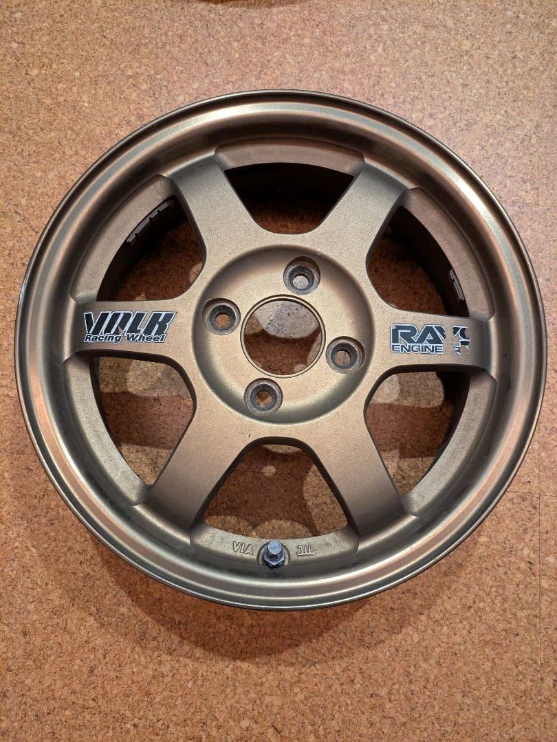 レイズ ボルクレーシング TE37 14インチ 5J +35 PCD100 絶版