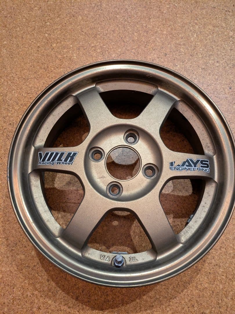 レイズ ボルクレーシング TE37 14インチ 5J +35 PCD100 絶版