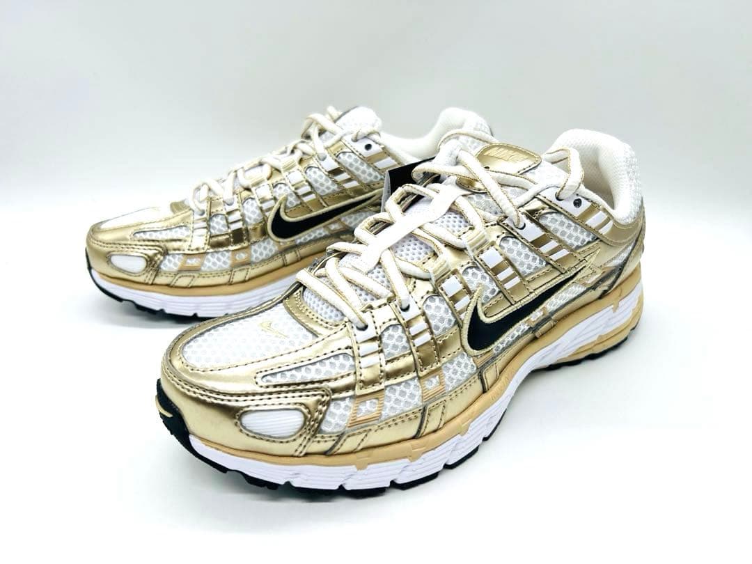 【新品】NIKE P-6000 ゴールド/24.5cm