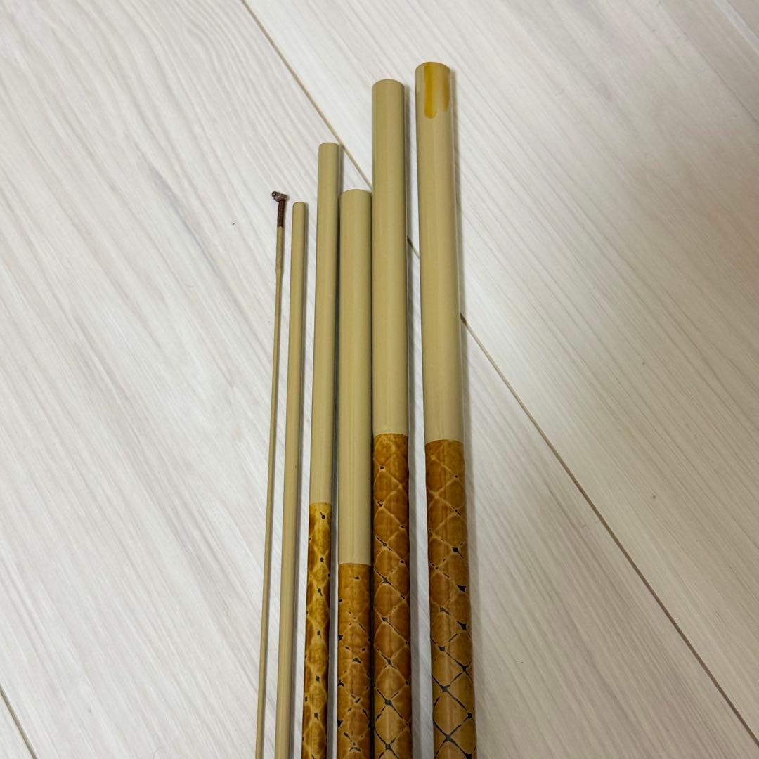 極美品　SHIMANO 朱紋峰 飛ぬけ 18 一八 ヘラ竿　6本継　ヘラブナ