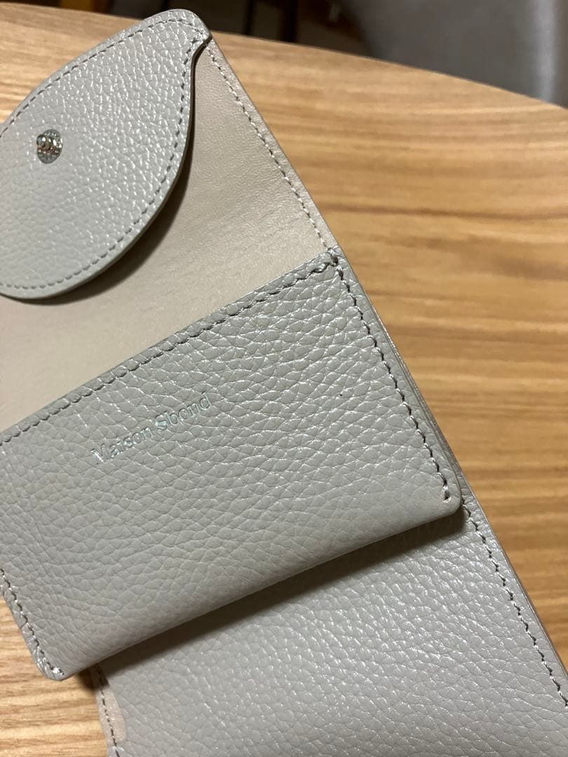 Maison Sbond メゾンエスボンド三つ折り財布　グレー　未使用
