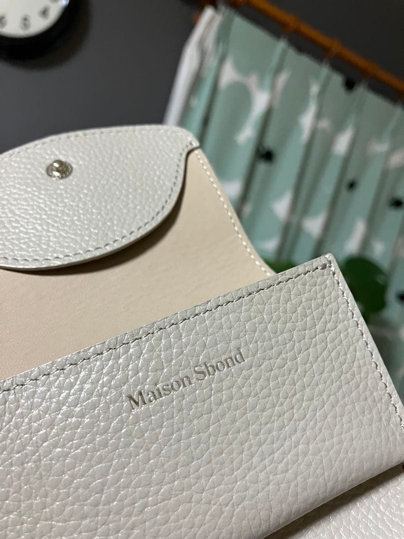 Maison Sbond メゾンエスボンド三つ折り財布　グレー　未使用